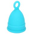 thumbnail image 4 of Copa menstrual de silicona para mujer, copa menstrual reutilizable elástica suave, herramienta para el cuidado del cuerpo femenino, color azul S, 4 of 12