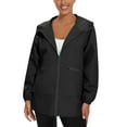 thumbnail image 4 of ShiShine Womens Waterproof Lightweight Rain Jacket Trench Coat Hooded Windbreaker With Pockets for Outdoor, 4 of 7