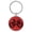 Red, variant on Bike Silhouette Biking Cycling Red Laser Engraved Leatherette Keychain Backpack Pull - 1.5 x 3 Inches