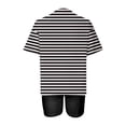 thumbnail image 4 of Yuzhih 2 Piece Outfits for Women Summer Sweatsuits Crewneck Short Sleeve T Shirts and Biker Shorts Matching Lounge Sets, 4 of 4