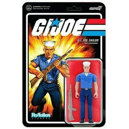 Super7 - G.I. Joe ReAction Figures Wave 2 - Blueshirt Clean (Pink) [New Toy]