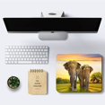 thumbnail image 3 of Elephant Lawn Mouse Pads for Girls,Non-Slip Rubber Base Cute Mousepad, Custom Rectangle Mouse Mat for Laptop, 3 of 6