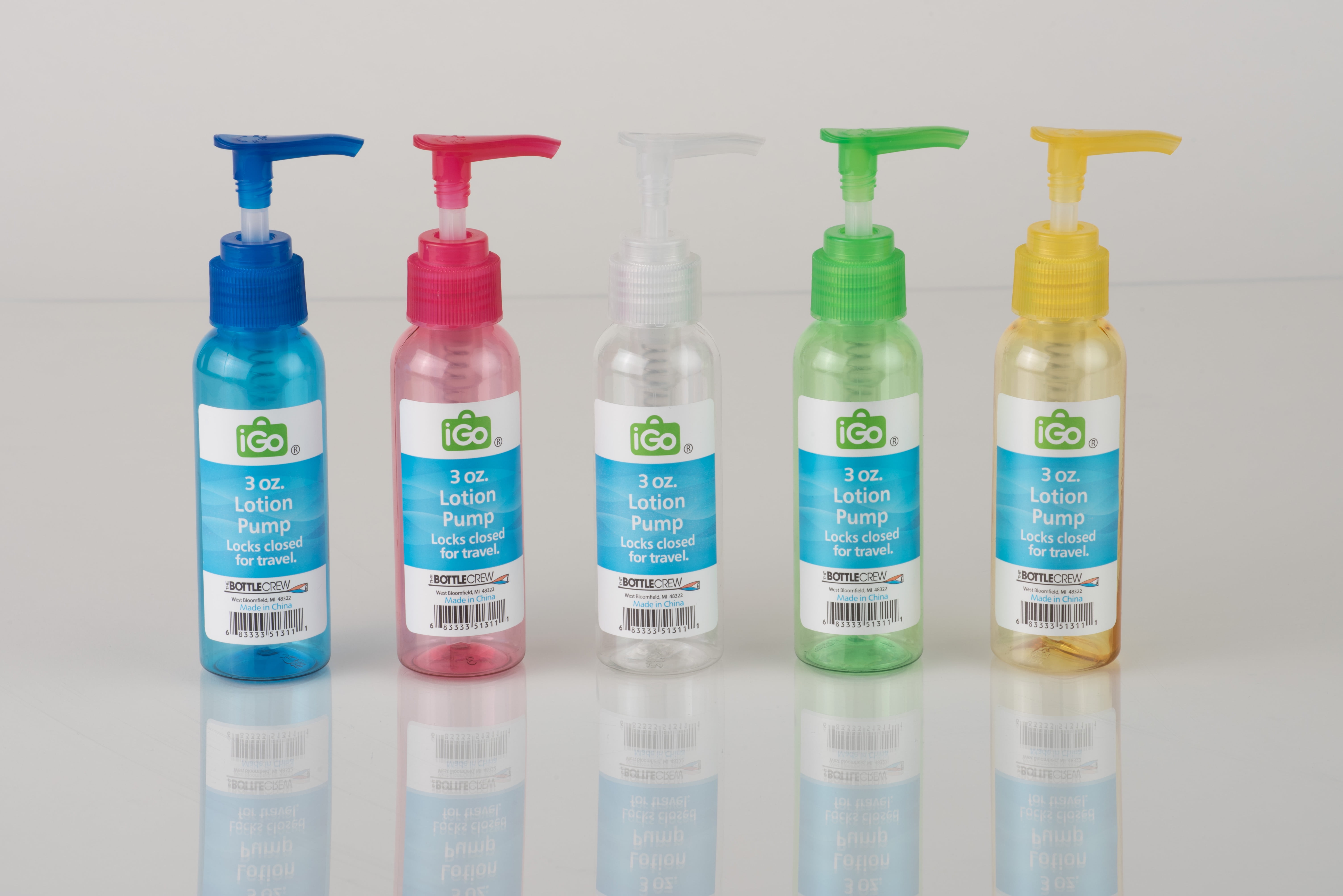 iGo 3oz Travel Lotion Pump, Plastic