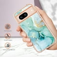 thumbnail image 5 of Feishell Marble Texture Design for Google Pixel 8a Case Support Wireless Charging Slim Glossy Shockproof Anti-Scratch Soft & Flexible Protective Phone Case for Women Girls,C, 5 of 6