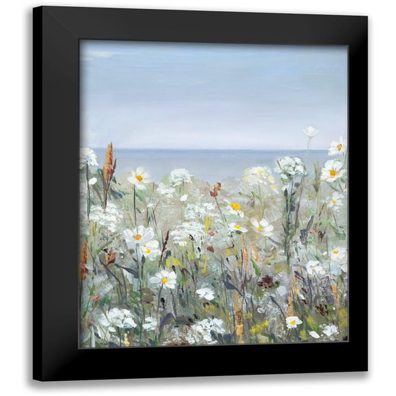 Swatland, Sally 12x14 Black Modern Framed Museum Art Print Titled - Wild Sea Breeze I