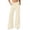 *Beige, variant on ClodeEU Women's Elastic Waist Wide Leg Pants,Casual Loose Trousers with Pockets Khaki,Women's Plus XXL