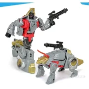 BPF Transformation G1 Dinoking 5IN1 Dinobot Dinosaur Grimlock Slag Sludge Snarl Swoop Slash Oversize Alloy Action Figure Toys