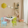 thumbnail image 7 of SALE CLEARANCE Children's Wooden Table And Chair Set Colorful (One Table With Four Chairs), 7 of 7