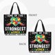 thumbnail image 2 of Easygdp I Love With Autism Bolsa Tote para Mujer, Bolso de Hombro para Trabajo, Playa, Viajes, Compras y Supermercado, 2 of 7