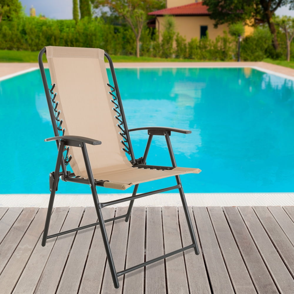 Suspension Folding Chair by Pure Garden