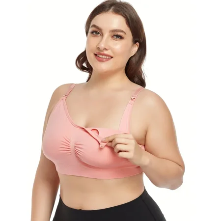 

G.D-1 Maternity Solid Comfortable Wireless Nursing Bra