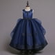 thumbnail image 1 of Vestido de princesa para niños, vestido de boda de verano, vestido de niños medianos y grandes, vestido de actuación, vestido largo, vestido de cola esponjosa, ropa de flores para niños, 1 of 6
