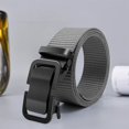 thumbnail image 4 of Boucle Auto-Couvrante Ceinture Hommes de Style Rétro Ceinture Slimming Élastique Extensible Boucle Auto-Couvrante Imitation Cuir, 4 of 8