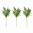 thumbnail image 2 of Adornos navideños, regalos navideños, 3 ramas artificiales de Navidad para guirnaldas y decoración de jardín. Agujas de pino verdes., 2 of 9