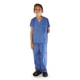 thumbnail image 2 of Juego de Exfoliantes Infantiles Super Suave Vestir para Niños (7, Azul Ceil) M&M SCRUBS M&M SCRUBS, 2 of 2