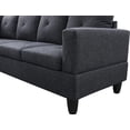 thumbnail image 4 of Monica 3 Piece Left Facing Sectional Sofa Set With Ottoman, 4 of 5