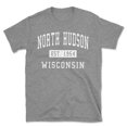 thumbnail image 1 of North Hudson Wisconsin Classic Established Men's Cotton T-Shirt, 1 of 1