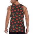 thumbnail image 3 of Fotbe Tomatoes1 Pattern Men's Quick Dry Workout Tank Top Gym Muscle Tee Fitness Bodybuilding Sleeveless T Shirt Breathable Workout Shirt-Medium, 3 of 9
