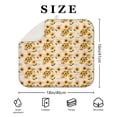 thumbnail image 4 of Summer Sunflower Floral Dish Drying Mat for Kitchen Microfiber Counter Pad Foldable Absorbent Rack Mat 16x18 Inch, 4 of 7