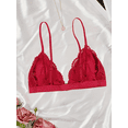 thumbnail image 3 of Women Lace Front-Clasp Wireless Bra Comfortable No-Pad Romantic Lace Bralette Bra, 3 of 5