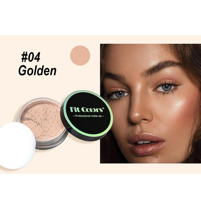1 Pot de Poudre Libre Boîte à Houppette Cosmeticki9h8yHUK8IJHY9