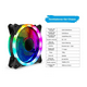 thumbnail image 4 of Ventiladores Gamer 3 pzs, Lab.G, Negro, 4 of 5