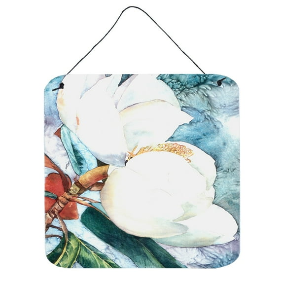 Carolines Treasures 8001DS66 Flower - Magnolia Wall or Door Hanging Prints 6HX6W multicolor