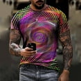 thumbnail image 2 of JINMGG Mens Tops under $5,Men's Unisex Daily T Shirt 3D Print Graphic Prints Animal Print Long Sleeve Tops Casual Bloue,Hot Pink XXXXL, 2 of 9