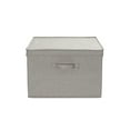 Household Essentials Extra Large Fabric Storage Bin with Lid, Set of 2
