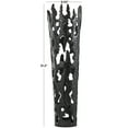 thumbnail image 3 of DecMode 31" Drip Black Aluminum Vase with Melting Designed Body, 3 of 10