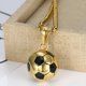 thumbnail image 2 of Collar deportivo de fútbol para hombres y niños de acero inoxidable, Copa del Mundo de Fútbol, 2 of 3