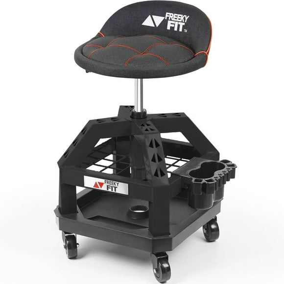 Taburete Rolling Shop FreekyFit DO02, altura ajustable 330 kg