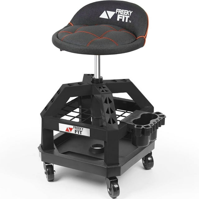 Taburete Rolling Shop FreekyFit DO02, altura ajustable 330 kg