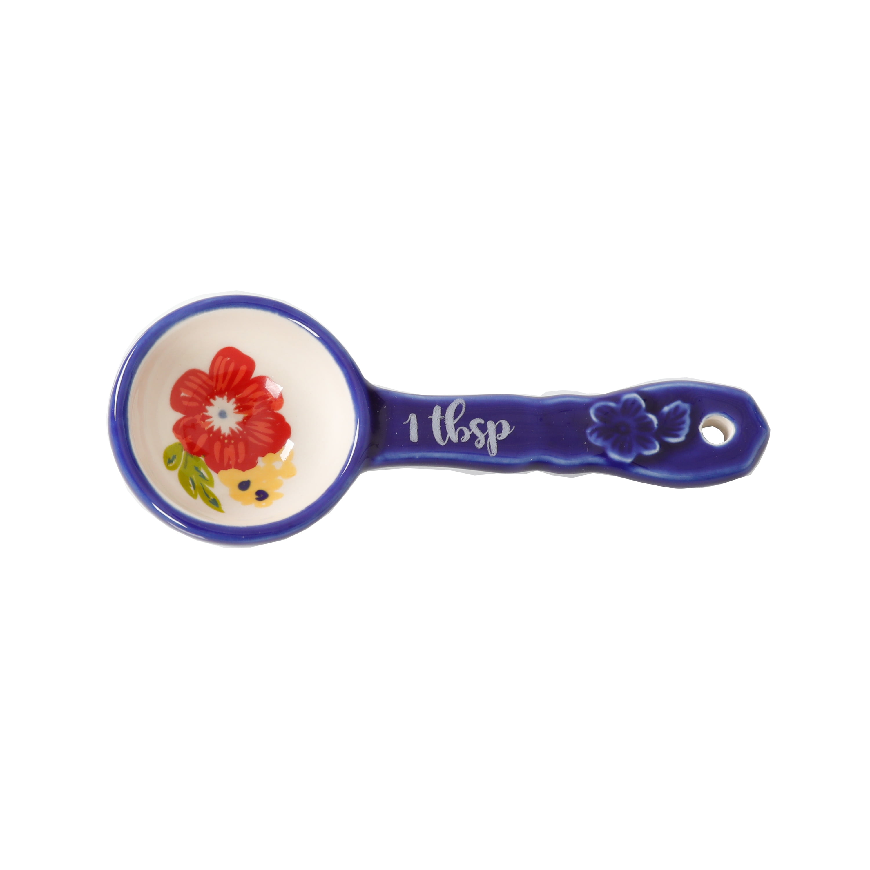 The Pioneer Woman Dazzling Dahlias 9-Piece Stoneware Measuring Set