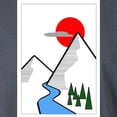 thumbnail image 3 of CafePress - Minimal Mountains Men's Eco Sport T Shirt - Men's Dark Eco Sport T-Shirt, 3 of 5