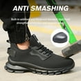 thumbnail image 6 of Safety Trainers Steel Toe Cap Shoes Breathable Lightweight Work Trainers with Air Cushion, 6 of 9