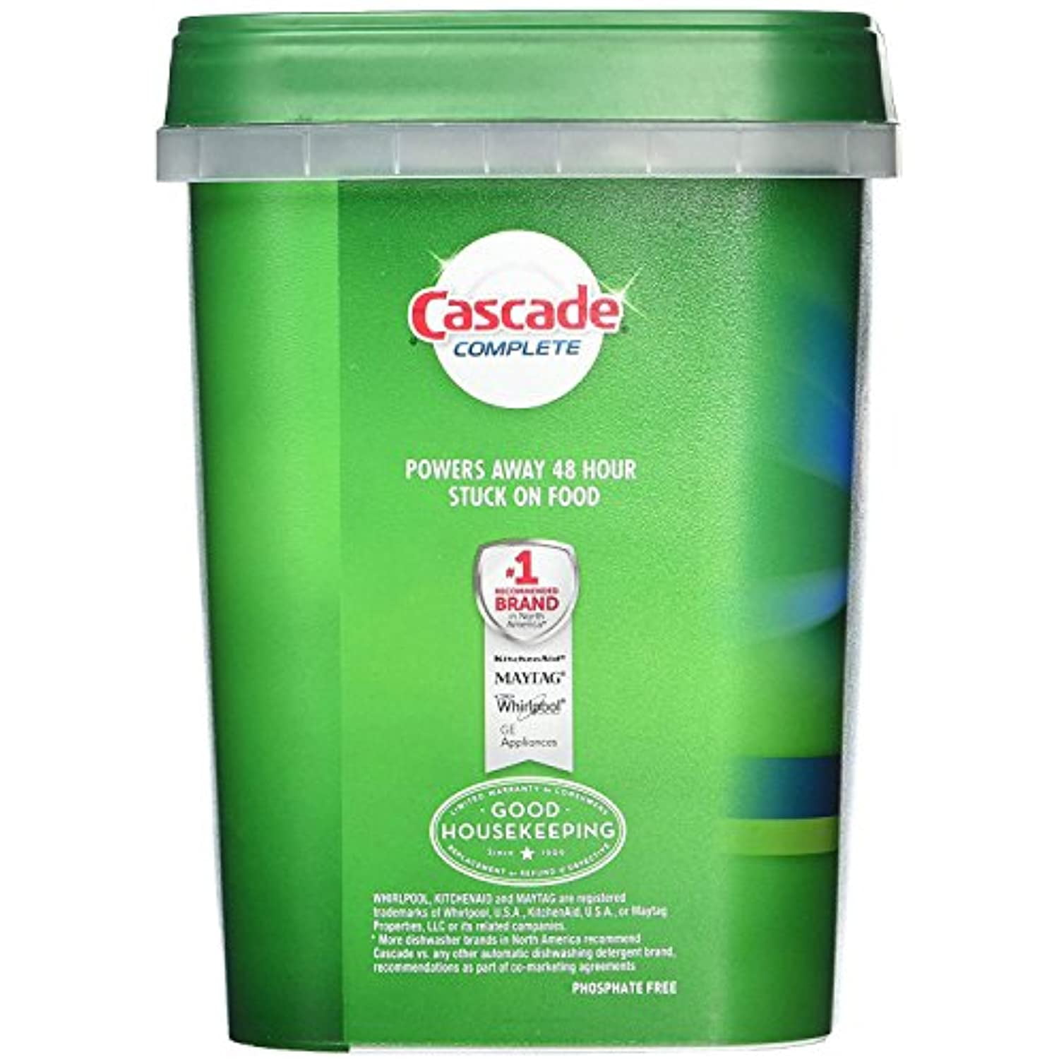 Cascade Complete Fresh Scent Dishwasher Detergent, qMcRzC Pacs, 3 Pack(90 Count)