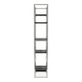 thumbnail image 5 of Furniture of America Midvale 6-Shelf Bookcase, Chrome, 5 of 12