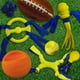 thumbnail image 5 of Pelota de tenis Nylabone Power Play de juguete para perros Gripz, paquete de 3, 5 of 19