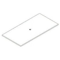 Lorell Prominence 2.0 Rectangular Conference Tabletop Espresso Rectangle, Laminated Top - 96" Table Top Width x 48" Table Top Depth x 1.50" Table Top Thickness - Assembly Required