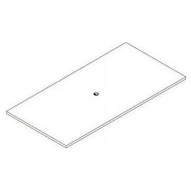 Lorell Prominence 2.0 Rectangular Conference Tabletop Espresso Rectangle, Laminated Top - 96" Table Top Width x 48" Table Top Depth x 1.50" Table Top Thickness - Assembly Required