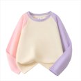 thumbnail image 3 of Cethrio Girls Long Sleeve Tops, Cotton Crew Neck Fashion Pullover Girls T-Shirts Purple Size 3-4 T, 3 of 5