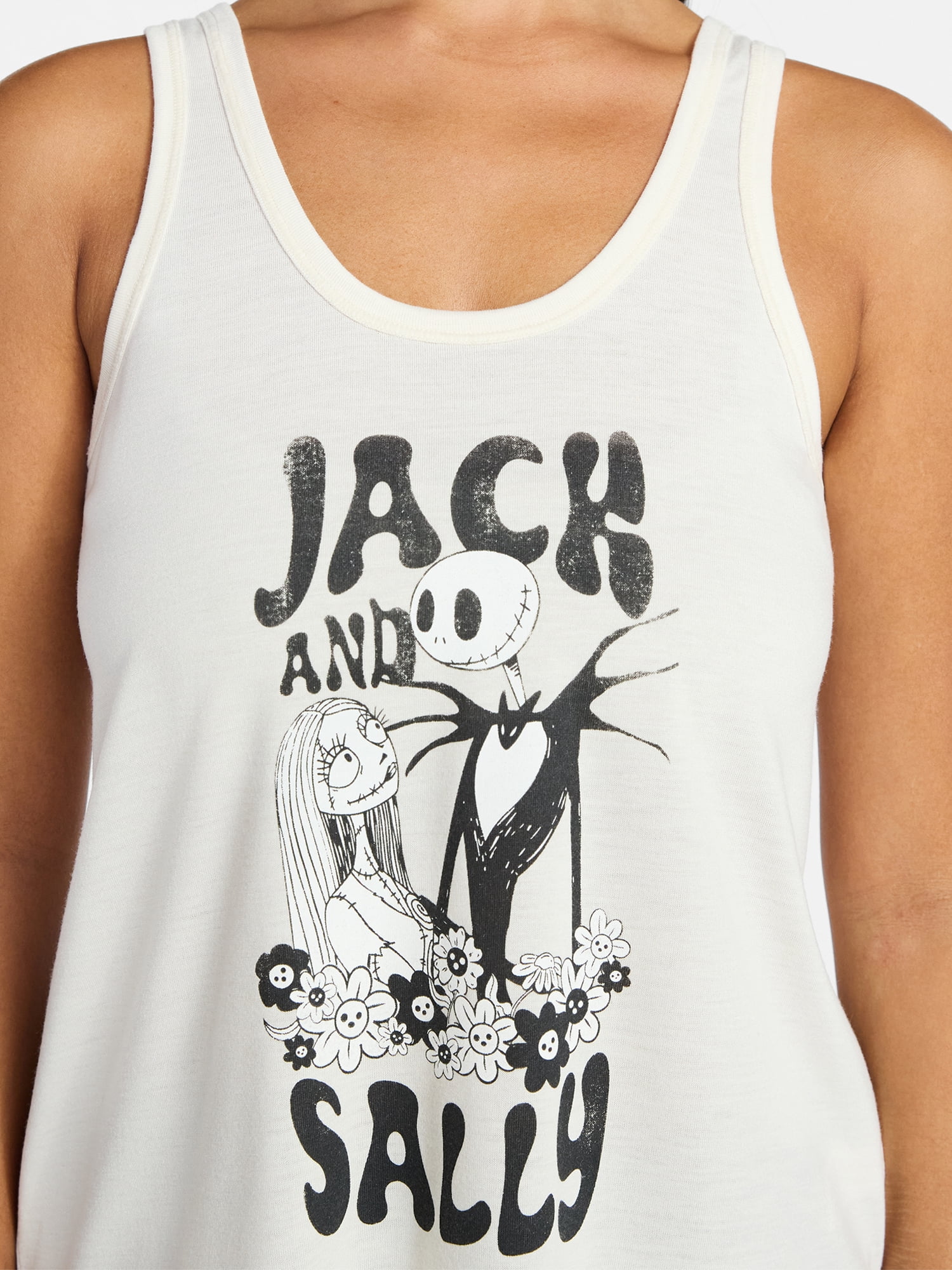 Disney Nightmare Before Christmas Women's and Women's Plus Tank Top and Shorts Pajama Set, 2-Piece, Sizes XS-3X