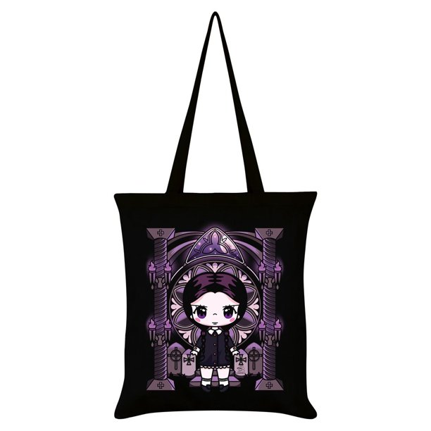 Mio Moon - Bolso estilo tote modelo Miss Addams (Negro)