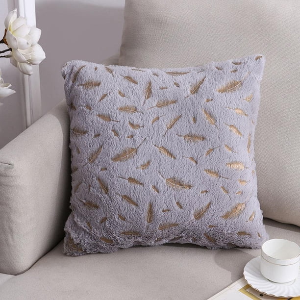 Funda de almohada decorativa Yotijar para oficina hogar cara Gris verde