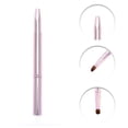 thumbnail image 3 of Unique Bargains 1 Pc Double Head Lip Brush for Business Travel Pink Synthetic Fiber Hair Metal, 3 of 5