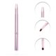 thumbnail image 3 of Ofertas Únicas 1 Pc Brocha de Labios Doble Cabeza para Viajes de Negocios Rosa Pelo de Fibra Sintética Metal, 3 of 5