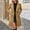*Yellow, variant on ClodeEU Women's Mid Long Wool Blend Coat,Notched Lapel Collar Double Breasted Coat With Pockets Black,Womens Plus M