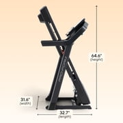 ProForm Carbon TL Foldable Treadmill with a 5 LCD Display & Device Shelf, 0-10 MPH, 10% Incline, ProShox™ Cushioning, SmartAdjust™, Powered by iFIT