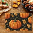 thumbnail image 2 of Fall-featured Cute Fade-Resistant Placemats for Restaurant Coffee Table 6PCS 17.7" X 13", Simple Fruits Pumpkins Place Mats Heat-Resistant Autumn Themed Placemats, 2 of 5